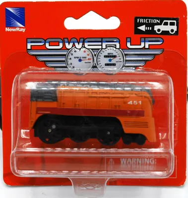 Produktbild von Mertex Metalllokomotive mit Friktionsantrieb, orange