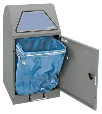 Produktbild von Stumpf Sortsystem Modul-Vario 45, graualu-struktur ProSlide-System, 45 Liter, Trethebel