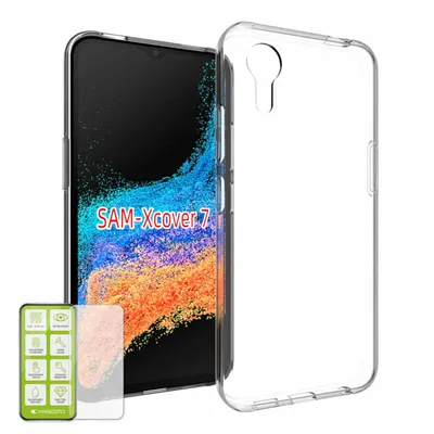 Immagine prodotto di Per Samsung Galaxy XCover 7 Custodia in silicone H9 Vetro Telefono Cellulare Caso Cover Cap