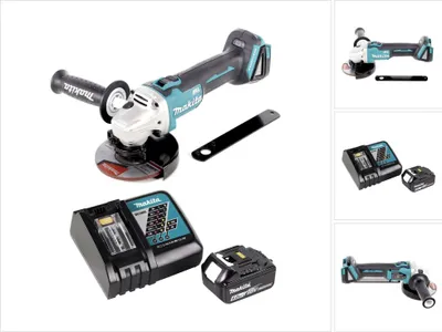 Produktbild von Makita DGA 506 RG1 Akku Winkelschleifer 18 V 125 mm Brushless + 1x Akku 6,0 Ah + Ladegerät