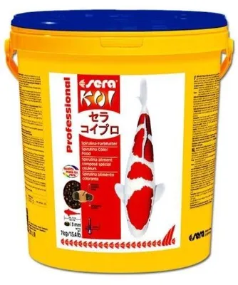 Produktbild von sera KOI Professional Spirulina Farbfutter7kg