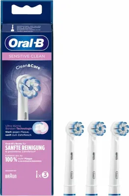 Produktbild von Oral-B Aufsteckbürsten Sensitive Clean 3er
