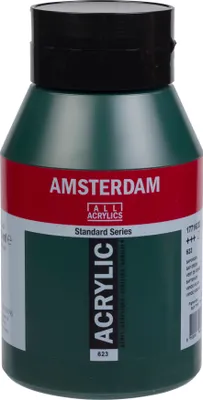 Produktbild von Amsterdam Standard Series Acrylfarbe Flasche 1000 ml Saftgrün 623
