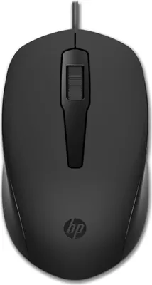 Immagine prodotto di HP 150 Mouse ottico cablato USB nero per destri e mancini (240J6AA)