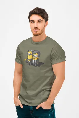 Produktbild von D&B Uni Polo  MO00030_Minions_MilitärGrün-Größe M