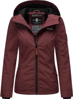 Produktbild von Marikoo Brombeere Damen Jacke B862 Weinrot Größe L - Gr. 40