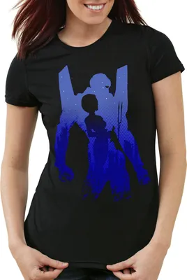 Produktbild von style3 EVA-03 Psycho Damen T-Shirt neo tokyo3 japanisch, Größe:L
