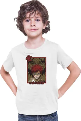 Obrázek produktu pro Dětské Triko Japan Anime Manga Naruto Gaara Shukaku, 9-11 Jahr - 140 / Bílý