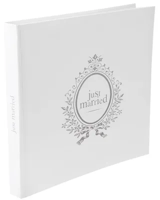 Produktbild von Gästebuch Just Married weiß