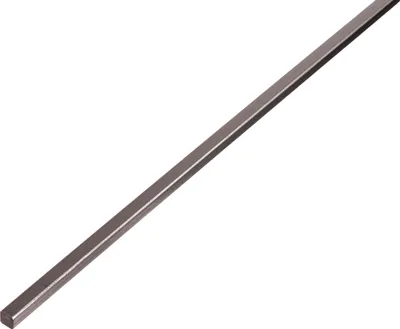 Image de Alberts 433406 Barre carrée, acier, 2000 x 14 x 14 mm