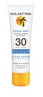 Obrázok produktu pre Kolastyna Sun, Ochronny krem do twarzy Super Mat SPF 30, 50 ml