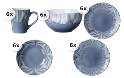 Produktbild von Kombiservice 30 tlg. Banda blau
