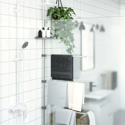Image de vidaXL Porte-serviettes 47x280 cm Aluminium