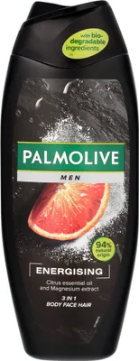 Zdjęcie produktu dla Palmolive Men Energising Pobudzajacy żel pod prysznic dla mężczyzn 3w1 500 ml