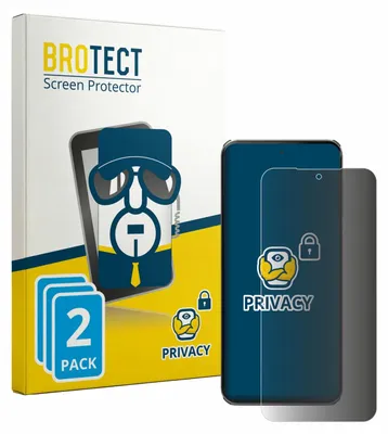 Produktbild von 2x BROTECT Sichtschutzfolie für Emporia Smart 8 Anti-Spy Privacy Sichtschutz Blickschutz Folie Blaulicht-Schutz