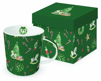 Produktbild von PPD Heritage Christmas Trend Mug, in Geschenkbox, Tasse , Becher, New Bone China, 400 ml, 360303452