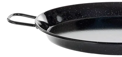 Produktbild von Paella-Pfanne VALENCIANA D: 38cm - Stahl emailliert - zwei Griffe