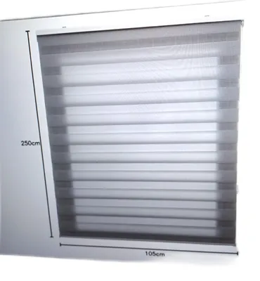 Produktbild von Blindecor Rollo für Tag und Nacht Grau 105 x 250 cm Verdunkelungsrollo Vorhang Fenster Sichtschutz