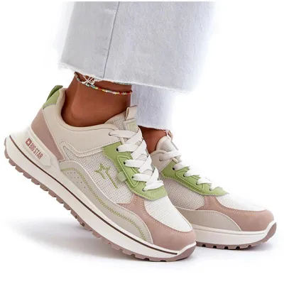 Produktbild von Damen-Sneakers Big Star NN274A091 Beige-Grün 37
