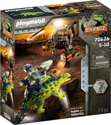 Produktbild von PLAYMOBIL Dino Rise 70626 Saichania: Abwehr des Kampfläufers