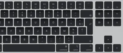 Image de Apple Magic clavier Universel USB + Bluetooth AZERTY Français Noir