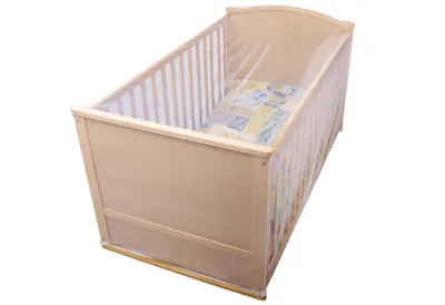 Produktbild von reer Insektenschutz für Kinderbett, Weiß, Polyester, Baby-Bett, Junge/Mädchen, 700 mm, 1400 mm
