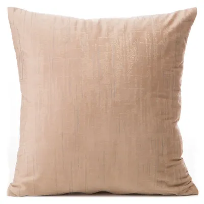 Produktbild von Dekorativer Kissenbezug Sofakissen marsala beige 40x40