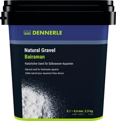 Image de Dennerle Gravier naturel Bairaman, 0,1 - 0,3 mm, 2,5 kg