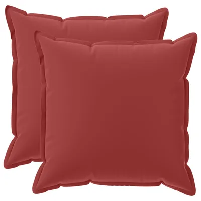 Produktbild von vidaXL Kissenbezug 2 stk. HOUTEN Weinrot 65 x 65 cm Polyester