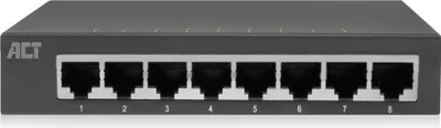 Obrázek produktu pro ACT AC4418, Nespravované, Gigabit Ethernet (10/100/1000), Plně duplexní režim, Montovatelné na zeď