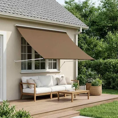 Productafbeelding van Maison Exclusive - Zonnescherm, taupekleurig, 350 x 150 cm