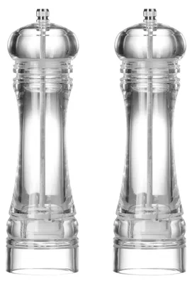 Immagine prodotto di Set di macina pepe e macinaCookinglife Rocca trasparente - 21,5 cm