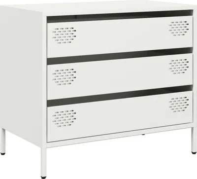 Image de Buffet blanc 68x39x58,5 cm acier laminé à froid