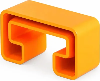 Produktbild von OBO Schutzkappe, gespritzt, Schiene MS 21 4 1x21, Polyethylen, pastellorange RAL 2003, 1 Stk.