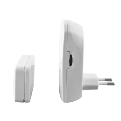 Image de Elektrobock BZ11 sonnette de porte sans fil, blanc