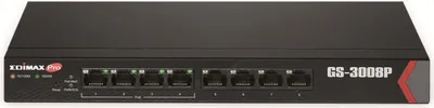 Produktbild von EDIMAX Switch 8x FE GS-3008P (4xPOE Web Managed)