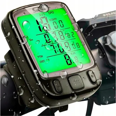 Zdjęcie produktu dla Licznik Rowerowy Przewodowy 28 Funkcji Lcd Do Roweru Prędkościomierz Ip68