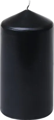 Produktbild von Stumpenkerzen Schwarz 150/77 mm, 4 Stück Steinhart Kerzen in RAL-Kerzen Güte Qualität