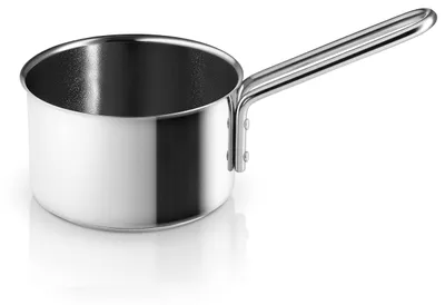Obrázek produktu pro Nerezový hrnec, objem 1,1 litru, průměr 13 cm, s keramickým nepřilnavým povrchem