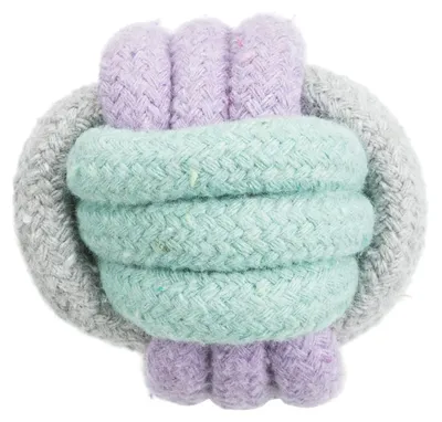 Produktbild von Trixie Junior Knotenball Ø 6 Cm Mehrfarbig  Mehrfarbig One Size