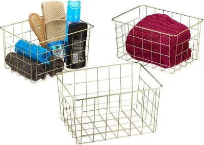 Obrázek produktu pro Drátěné koše - sada 3 ks