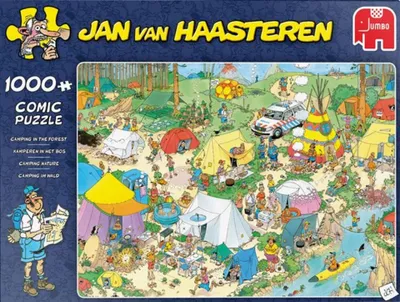 Produktbild von Jumbo puzzel jvh: kamperen in het bos