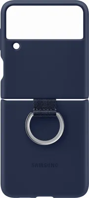 Produktbild von Samsung Galaxy Z Flip 3 Hülle - Silikon - Samsung Backcover - Blau