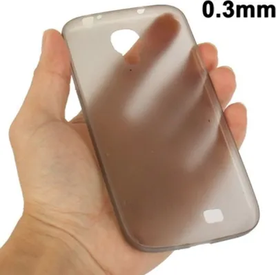 Produktbild von TPU Schutzhülle ultradünn 0,3mm  für Samsung Galaxy S 4 i9500 (grau)