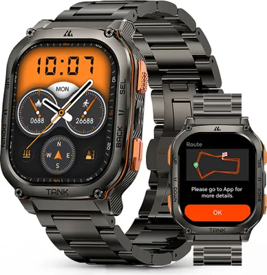 Produktbild von 2024 Original KOSPET TANK M3 Ultra GPS Smartwatch Herren Smartwatches 480mAh lange Batterien 5 ATM & IP69K 50M Wasserdicht