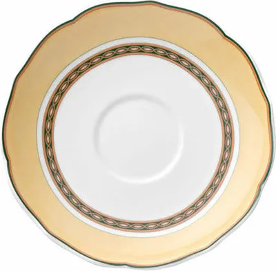 Produktbild von Hutschenreuther Maria Theresia Untertasse Spiegel für Kaffeetasse, Medley Alfabia, Porzellan, 14 cm, 14846