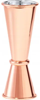 Produktbild von Doppelwandiger Bartmessbecher Jigger 25/50 ml Kupferfarben