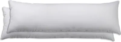 Produktbild von 2er Set Kissenbezug Kissenhülle Kopfkissenbezug Hüllen Uni Renforce Baumwolle, Farbe:weiß, Größe:40x145 cm