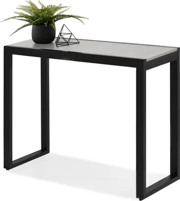 Obrázok produktu pre Konzolový stolík KRUM - čierny / betón