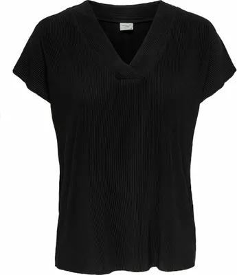 Produktbild von Bluse Regular Fit V-Ausschnitt Kurzarm Basic | S